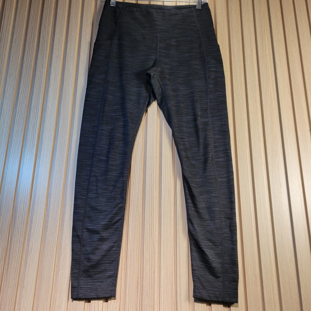Mondetta Performance Luxury Women Space Dye High Waist Leggings Gray Small